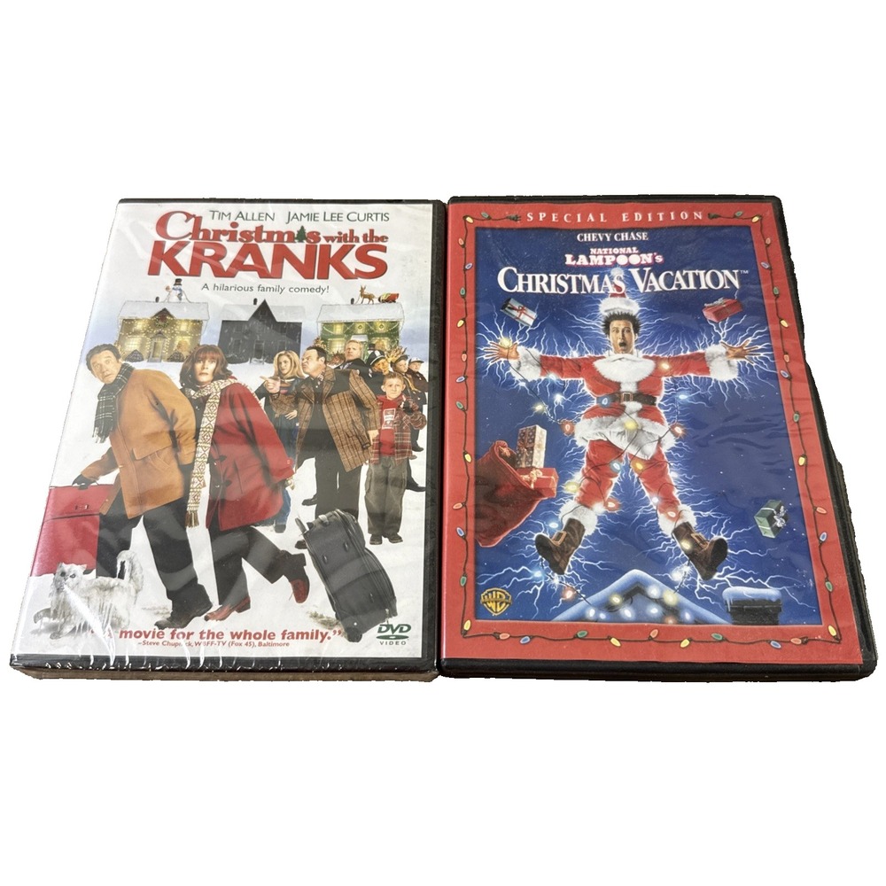 Christmas with the Kranks + Christmas Vacation DVD Holiday Comedy Lot One Sealed
